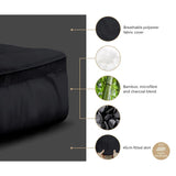 Cooling Bamboo Charcoal Mattress Topper